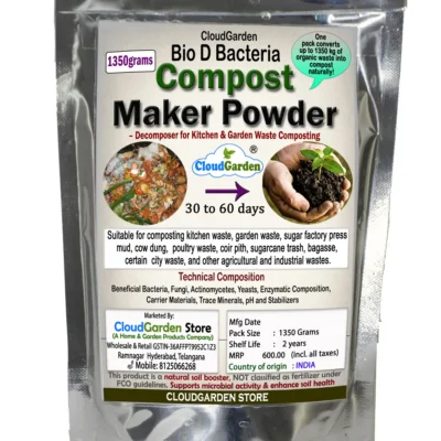 CloudGarden biological waste decomposer compost maker powder 1350g front pack
