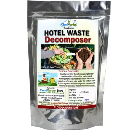 CloudGarden canteen waste decomposer powder 875g for organic food waste composting