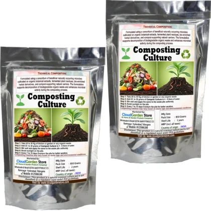 CloudGarden composting culture powder 875g for organic waste composting