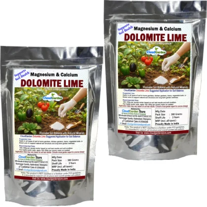 CloudGarden Dolomite Powder 760g pack of two used as garden soil conditioner powder for home gardening and plant soil care