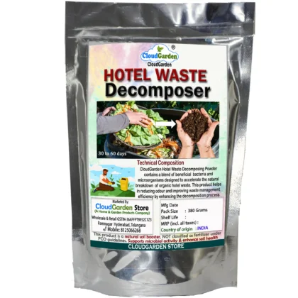 CloudGarden hotel waste decomposer 380g for organic waste composting