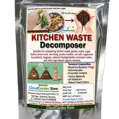 CloudGarden kitchen waste decomposer 380g for composting food waste