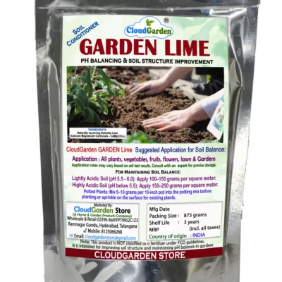 CloudGarden limestone powder for home gardening 875g pack