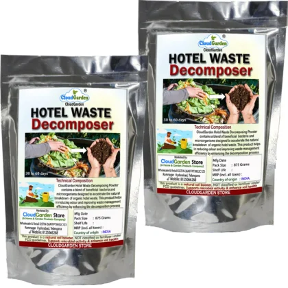 Daily kitchen waste decomposer 875g pack of 2 for organic food waste composting