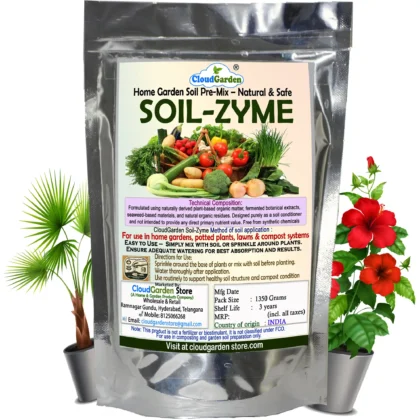 Soil Zyme 1350g plant growth powder for home and terrace gardens