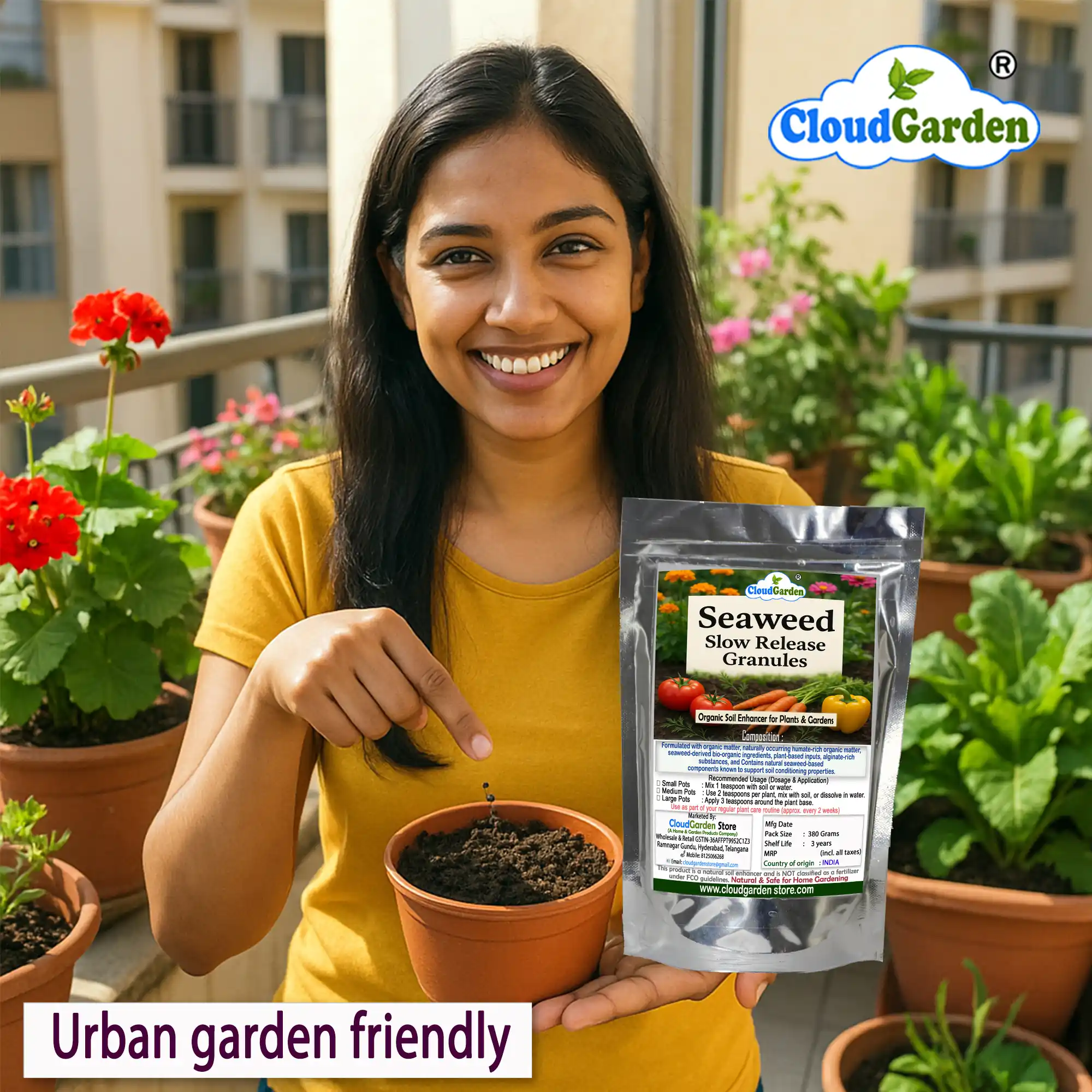 How to use seaweed granules for plants 380g step by step