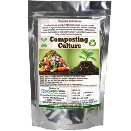 CloudGarden composting culture powder 380g for kitchen and garden waste composting