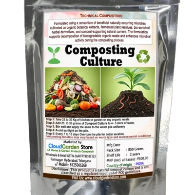 CloudGarden composting bacteria powder 875g for organic waste composting culture